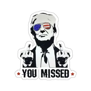 Trump You Missed Kiss-Cut Stickers Decor Decorative