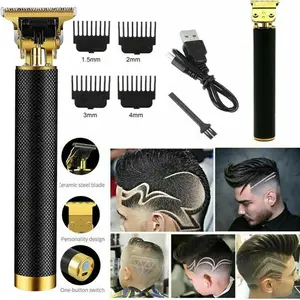 Professional Trimmer Hair Clippers Cutting Beard Cordless Barber Shaving Machine Steel Brush Carbon Durable Handle Plastic Comfort