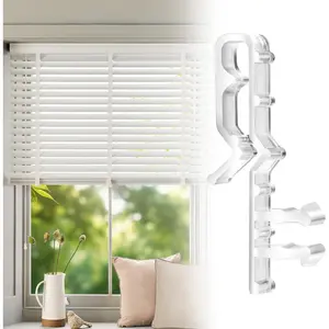 12 Pcs Hidden Channel Blind Valance Clips 2-1/8 Inch Replacement for Horizontal Venetian Window Blinds Valance