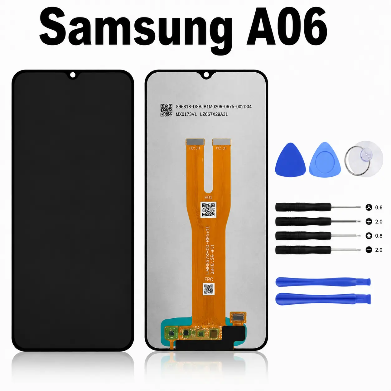 For Samsung Galaxy A06 Incell LCD Display Touch Screen Frame Assembly