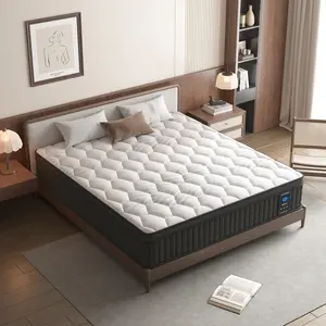 12'14 inch Twin Full Queen King Mattress in a Box, Memory Foam Individual Pocket Springs Mattress,romantic bedroom accessories，Medium Firm, Perfect for Side Sleepers,  Breathable and Ergonomic Design,  Back Relief Edge Support CertiPUR-US