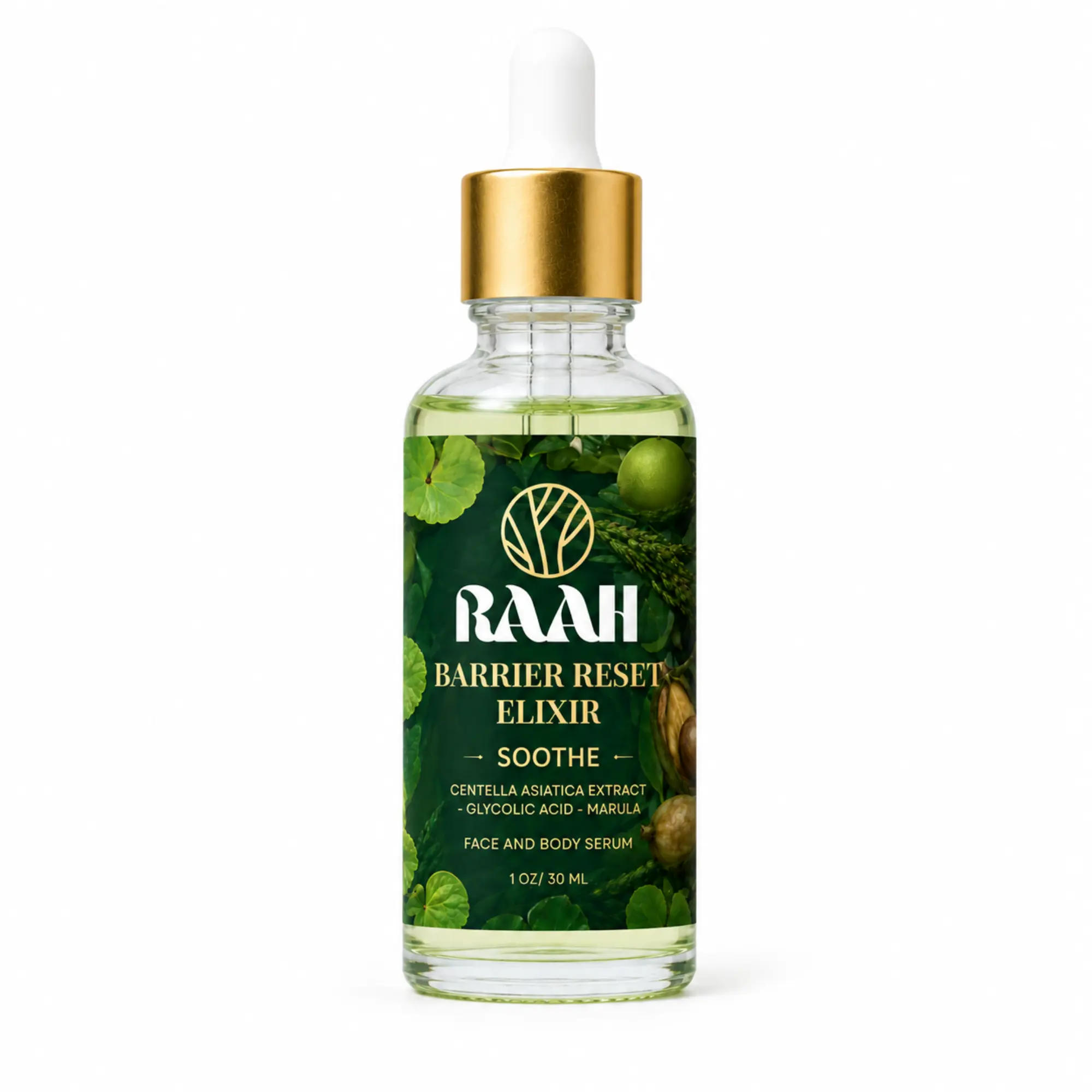 Barrier Reset SOOTHE Elixir - Lightweight, Gentle, Glycolic-Free Clean Plant-Based Care for Reactive, Irritated Skin, Calming Redness & Sensitivity, Supporting Skin Repair