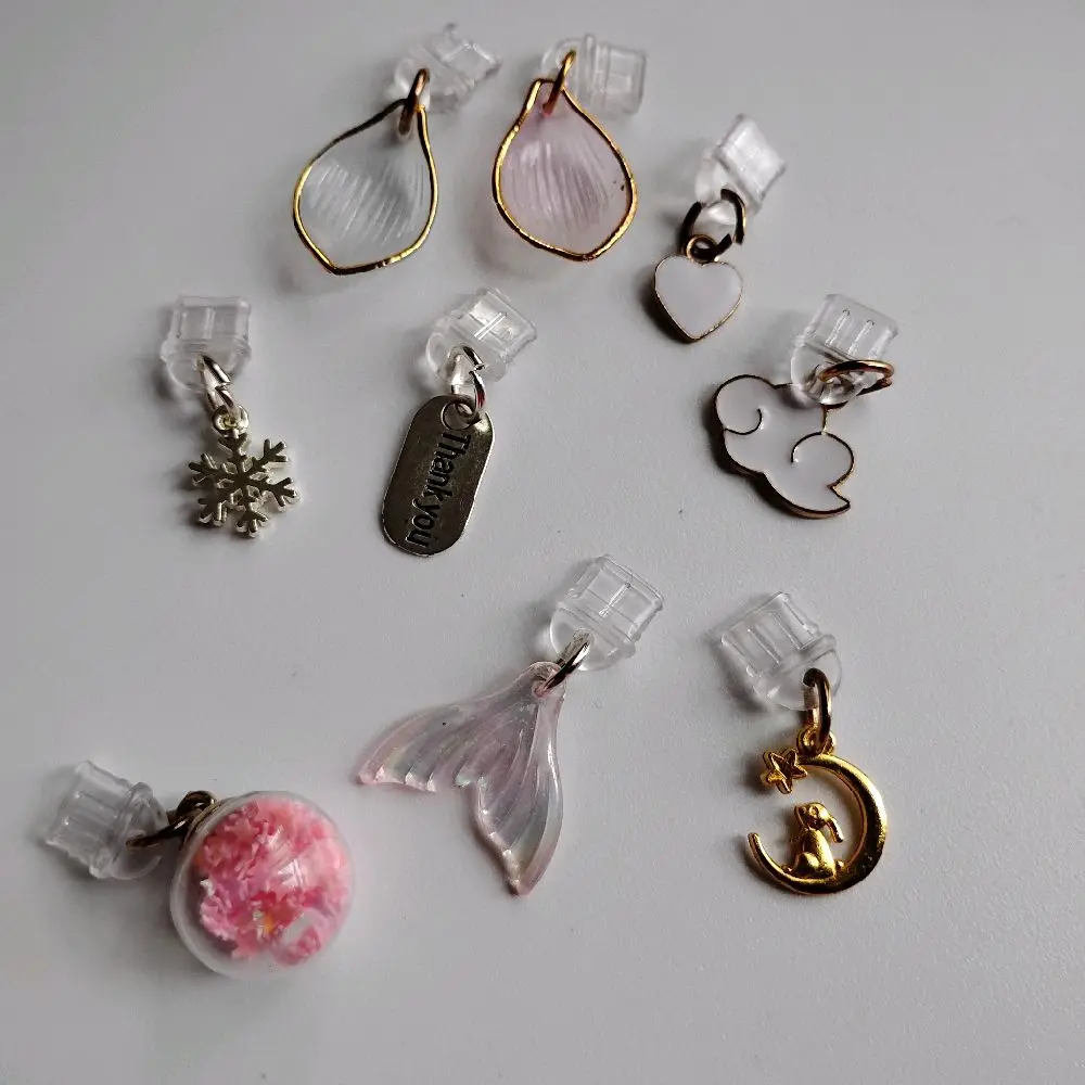 Random Charm Dust Plug for Kindle Android Phone Charm USB-C Cellphone Smartphone