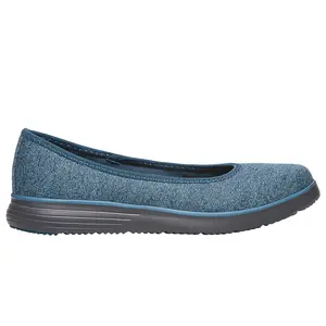 Propet Womens Travelfit Slip On Flats Casual - Blue