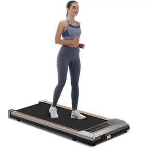 Treadmill Walking Pad 2.5HP with LCD Display Portable Wheels and Max Capacity 265lb for Home Use