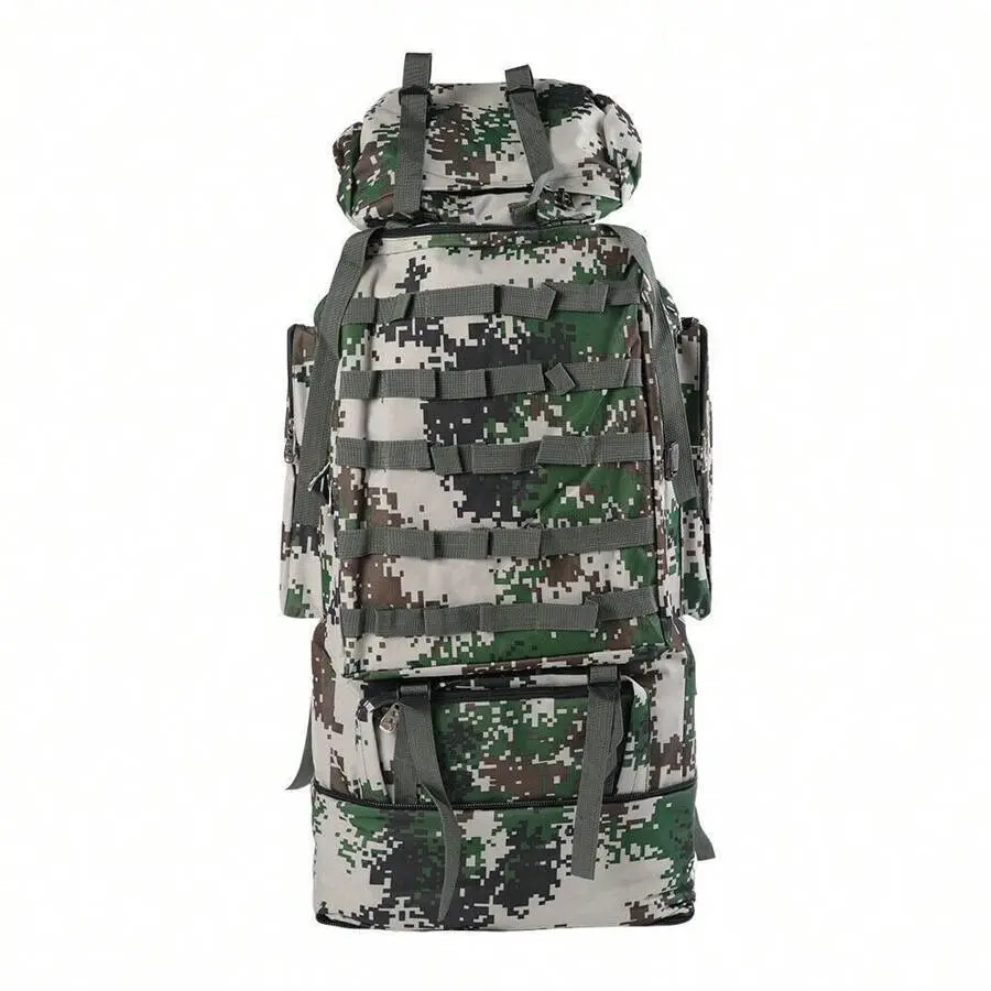 100L Large Tactical Backpack Waterproof Rucksack Hiking Laptop Backpack