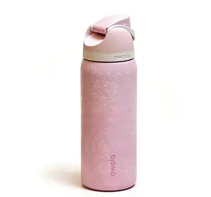 Owala UO Exclusive 32 oz Pink Ribbon Toile Limited Edition Water Bottle