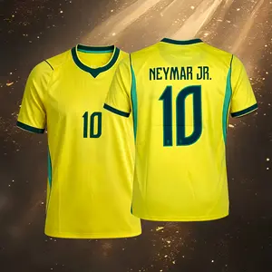 2026 Brazil National Team All Brazilian playersHome And Away Short And Long Sleeve Soccer Jersey Fans Version Breathable