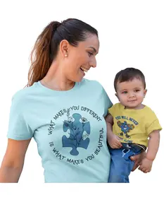 Inspirational Autism Awareness T-Shirt For Women, What Makes You Different Is What Makes You Beautiful, Neurodivergent