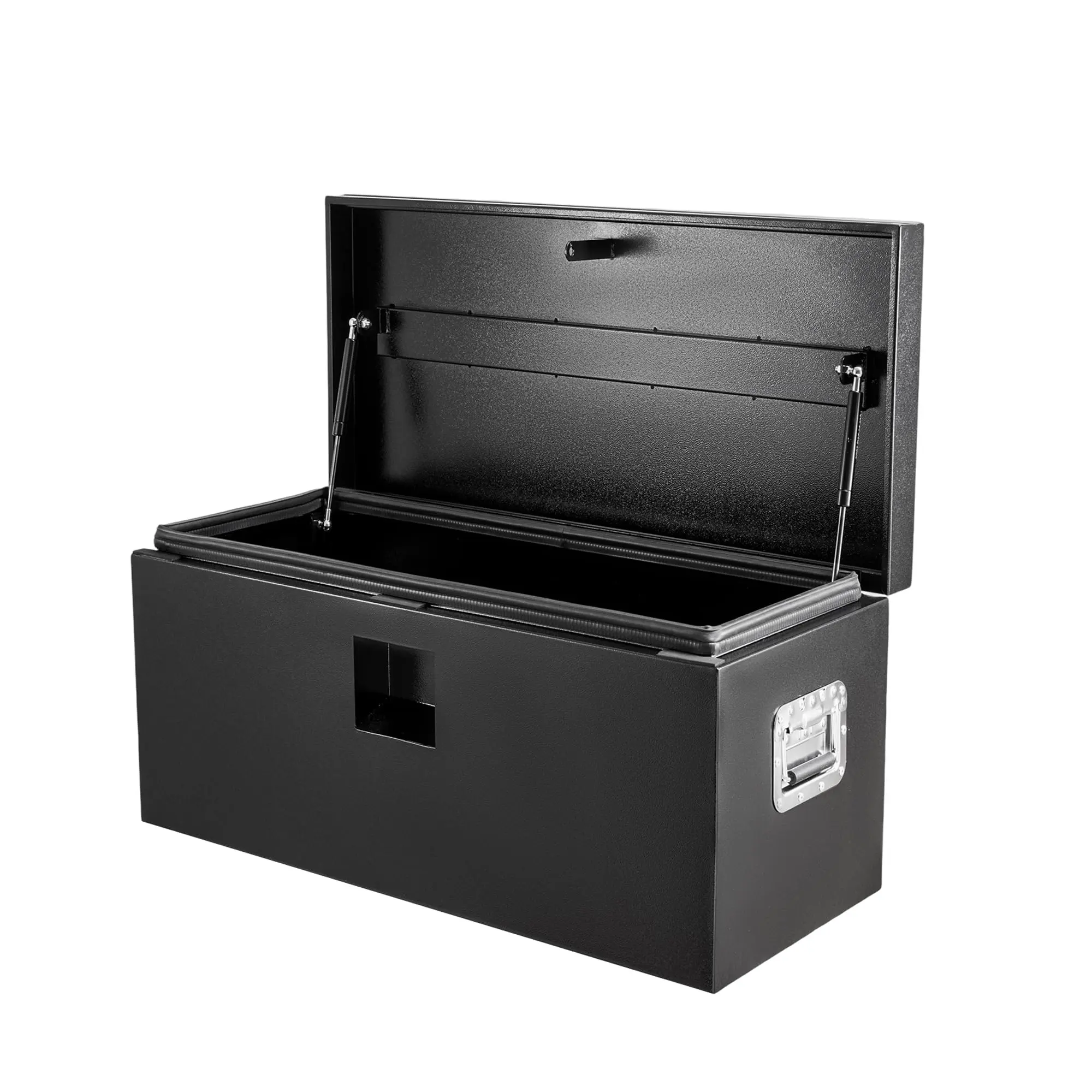 Heavy Duty Aluminum Truck Bed Tool Box, Diamond Plate Storage Chest with Side Handle & Lock Keys, Organizer for Pickup Truck Bed RV Trailer