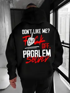 Problem Solved Graphic T-Shirt Hoodie Sweatshirt – Savage “Don’t Like Me” Streetwear – 100% Cotton, Trendy Unisex Casual Tee