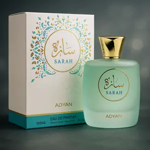Adyan SARAH ADYAN 100 ML EAU DE PARFUM Fragrance in Elegant Green Bottle with Gold Accents