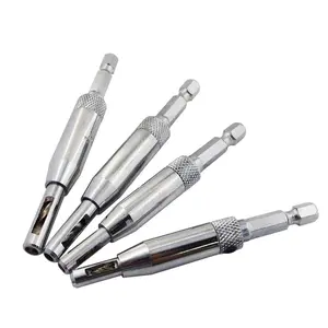4Pcs Door Self-Centering Hinge Drill, Window Hole Opening Center Drill Bit Hole Puncher Woodworking Tools 5/64'' 7/64'' 9/64'' 11/64''