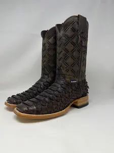 Rock'em Boots - Python Clone Gloss Brown