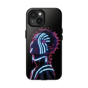 Akaza Demonslayer iPhone Case Waterproof Tough Protective Cover with Impact Resistance & Shock Dispersion for iPhone Smartphones