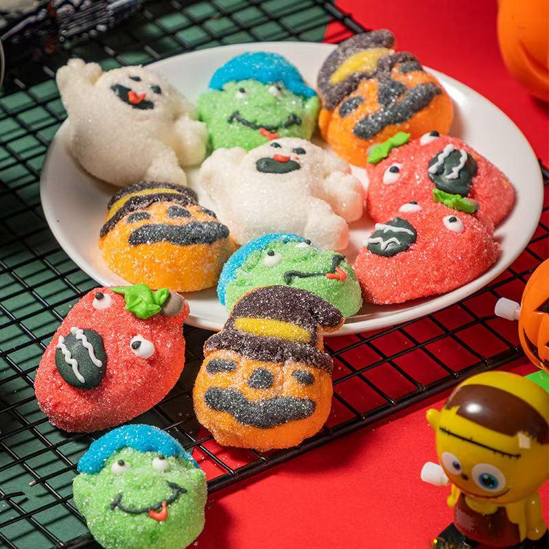 Christmas Candy Gift box set, 4D Lollipop Marshmallows Gummies , Various mixed candies  party favors, Creative Ghost  pumpkin bat, High-appearance snacks, For Kids/Children,Besties,Little friends,Boyfriends and Girlfriends gift 8.57 OZ (33 Count)