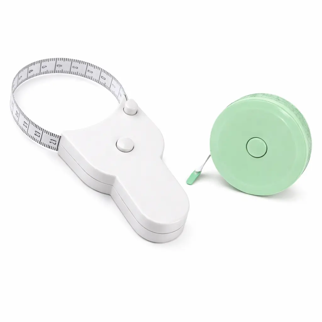 Body Measuring Tape Set – Retractable 3D Soft Tape Measure, 60 Inch Dual Scale for Waist, Arms, Chest, Sewing & Fitness Tracking (2 Styles Combo)