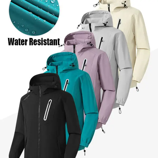 Men’s lightweight, breathable hooded jacket with zippered pockets, available in multiple colors, suitable for men’s everyday wear and as a top jacket.