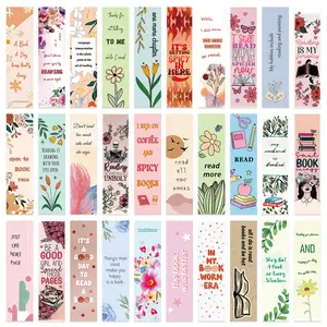 30 Pieces Reading Series Minimalist Stickers, Artistic Creative Material for Instagram, Reading Bookmarks, DIY Decoration