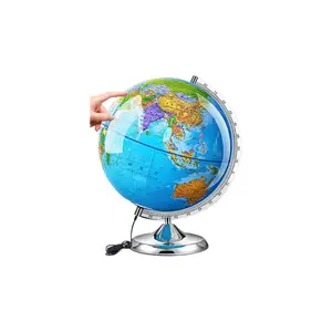 Suitable for Elementary School Students Intelligent Magnetic Levitation 3D Globe, Student-Specific Large Globe, Middle School Student-Specific