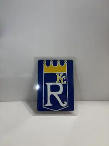 Kansas City Royals Hand Painted Playing Card