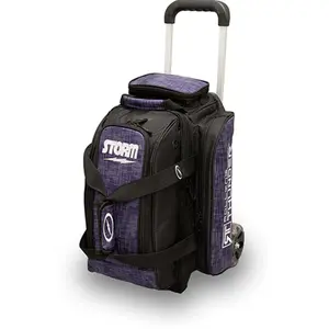 Storm 2 Ball Rolling Thunder Bowling Bag - Abstract Purple/Black