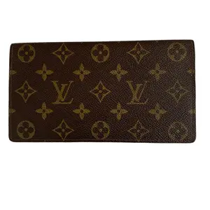 Pre-owned Louis Vuitton Wallet Small Leather Goods monogram cardholder unisex 8901et authentic with COA