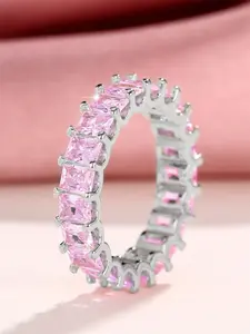 1 PC Fashion Cubic Zirconia Ring For Women For Wedding Anniversary Jewelry Gift