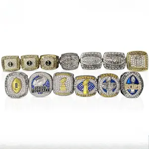 2011-2023 Fantasy Football 13 championship rings  fashion  metal  large ring jewelry gift box
