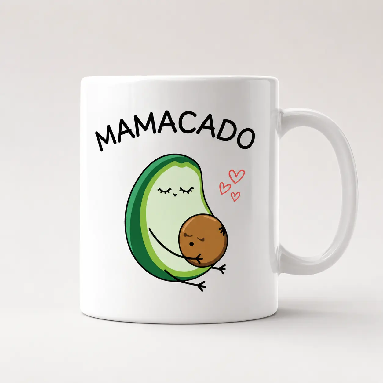 Pregnancy Announcement Mug, Mom Avocado Mug, First Time Parents Gift Set, Baby Shower Gift, Pregnancy Reveal Mug Set, Mom Dad Coffee Mug