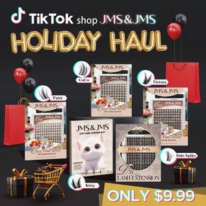 Spiky Manga Lash Kit l JMS&JMS Manga Collection l Fairy,Sidespike,Victory,Coco,Kitty,Princess Kit, DIY Eyelash Extension, Waterproof Week Long Lasting Anime Lash Makeup Cosmetic