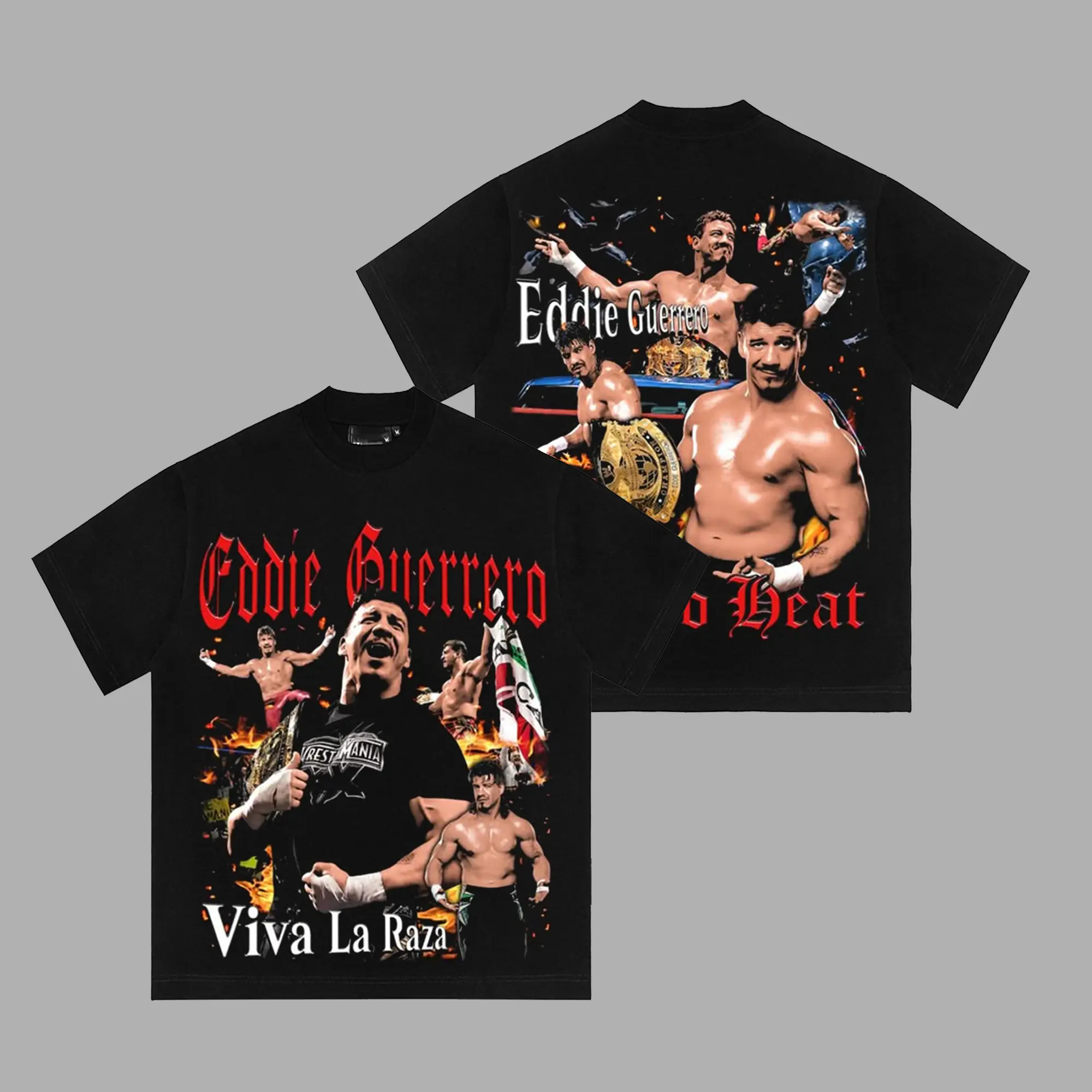 Eddie Guerrero Shirt Premium Acid Washed 100% Cotton T-Shirt, WWE 