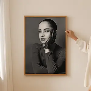 Vintage Artist Poster Print, Soul Music Art Print, Sade Poster, Sade Adu Print, Retro Music Posters
