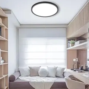 6Pack 12 Inch LED Flush Mount Ceiling Light, Super Slim 28W 3200lm LED Ceiling Light, 3 Color Temperature in One 3000k/4500k/6000K Round Light Fixture for Bedroom, Kitchen, Dining Room (White)