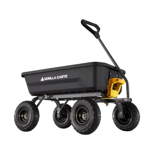 Gorilla Carts Gorilla Carts 4-cu ft Poly Yard Cart
