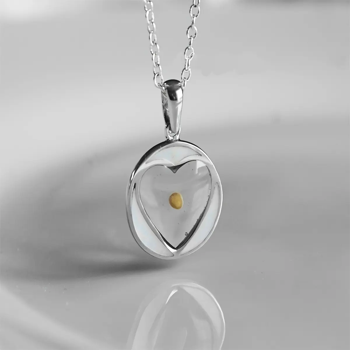 Mustard Seed Necklace Stainless Steel Mother Of Pearl Jewelry Unique Christian Jewelry Faith Biblical Accessory Matthew 17:20