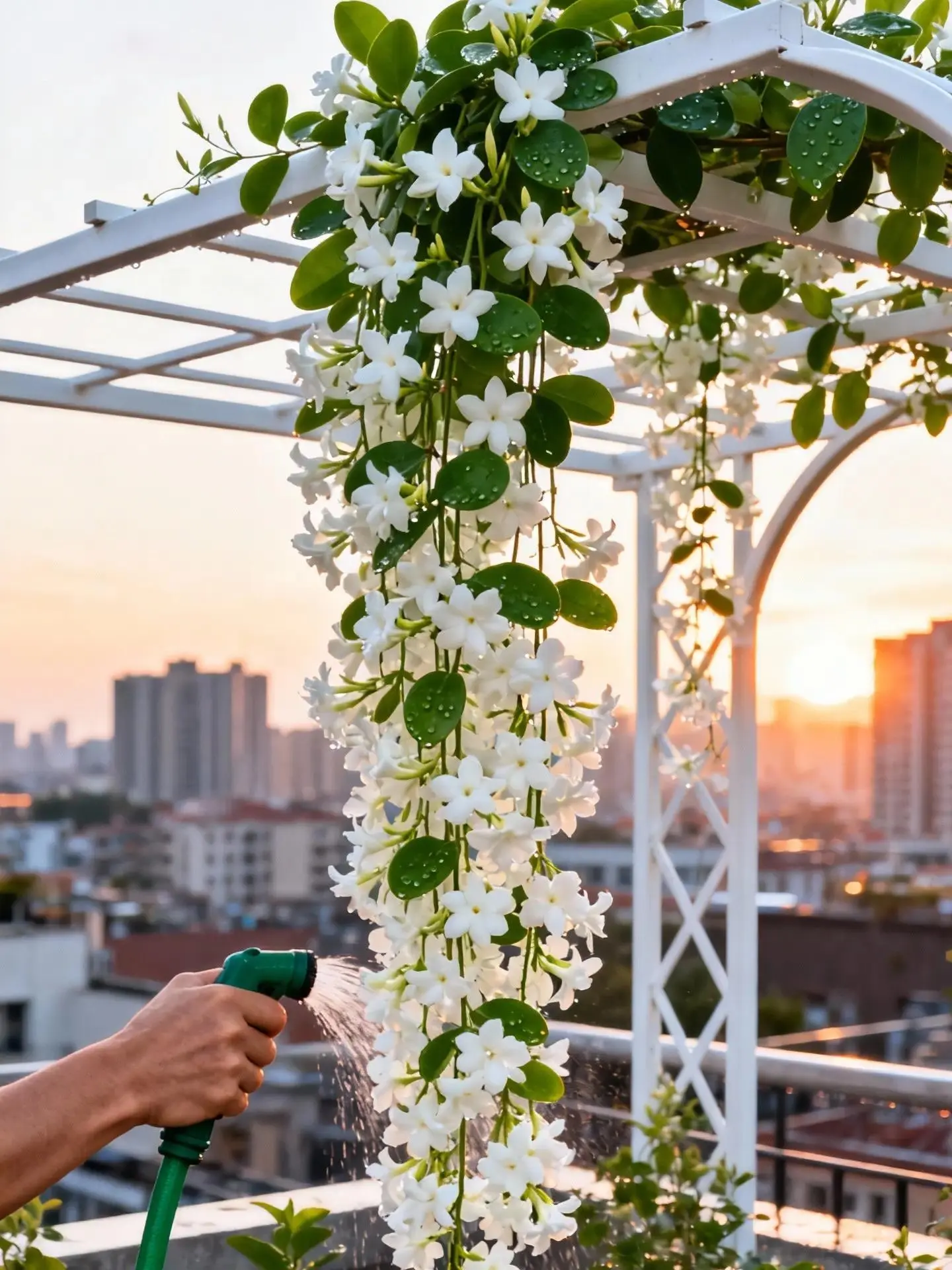 150 PCS Natural Jasmine Flower Seeds, Bridal Veil Nodding Clerodendron, High Germination Rate, Easy to Grow, Long-Lasting Aroma, Rare Cascading Blooms for Home Garden, Grow Flowers in Balconies & Indoor Pots, All Seasons