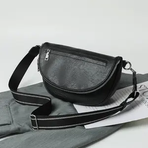 1pc Women's Large Capacity Crossbody Bag Multi-Functional Convertible Shoulder Bag Waist Bag Chest Bag With Adjustable Wide Strap Soft Faux Leather Casual Bag For Work Commute Daily Shopping Travel Trendy Viral All-Match Fashion Ladies Handbag