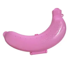 1pc, Banana Protector Container, Plastic Box Holder Case, Food Lunch Fruit Storage Box for Outdoor Travel Cute Banana Case, School Picnic Camping Out, Woman's Gift, for Man's Gift, Easter Day, Mother's Day, Mom, Carnatio