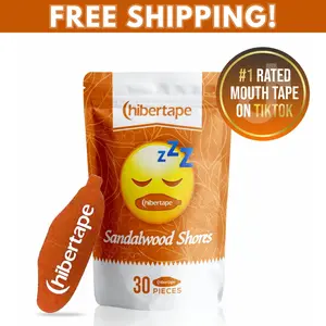 Hibertape - Mouth Tape for Sleeping and Snoring, Jawline Shaper for Men and Women, Sleep Like a King or Queen, Free Your Sleep Hostage, CPAP Friendly,