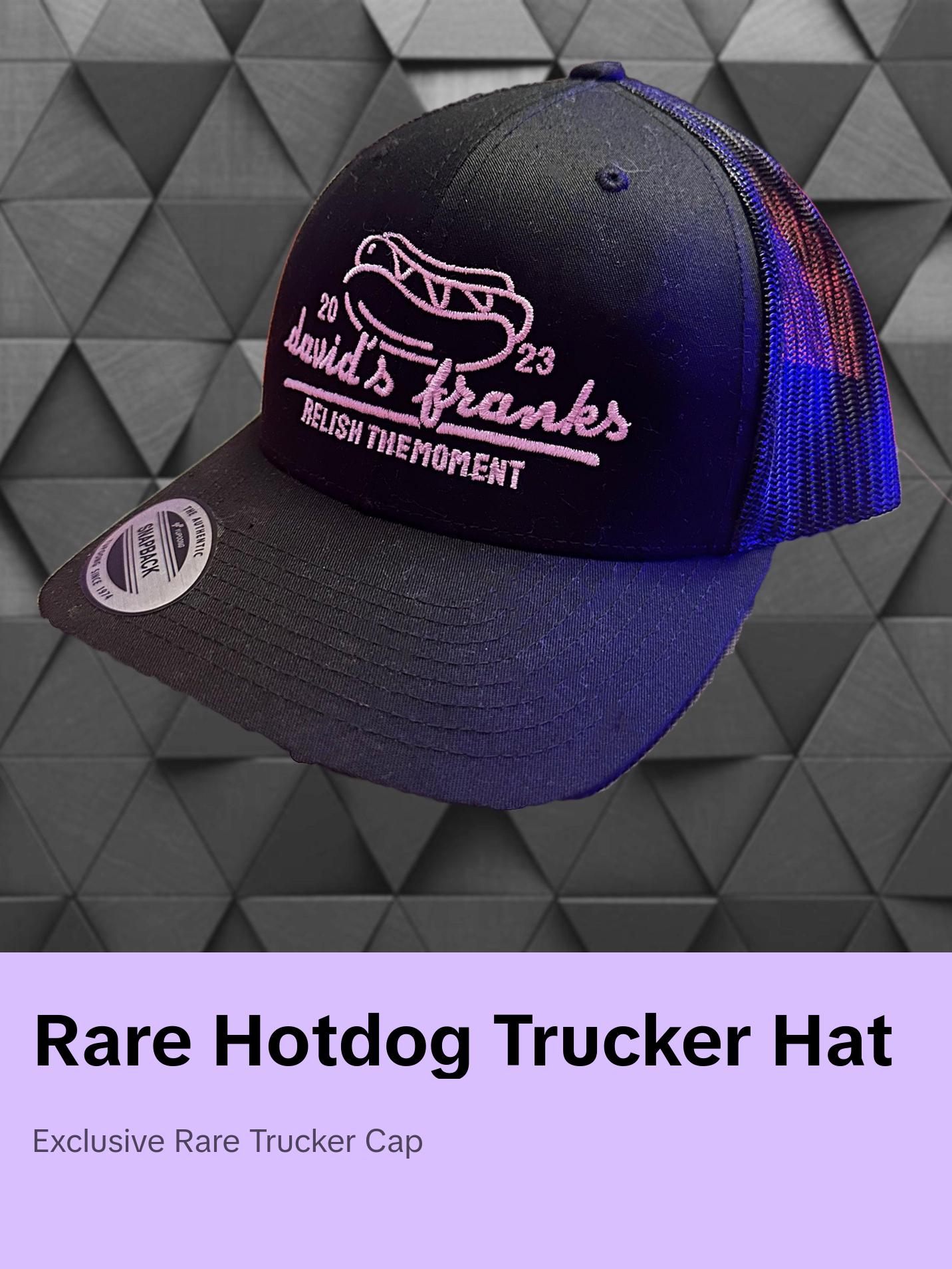 David's Franks Hot Dog Trucker Hat #1 | DMF Signed (RARE 1 of 10)