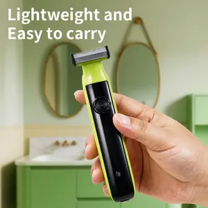 Men'S Electric Shaver And Body Trimmer - Wireless USB Charging, Fast Lithium Battery, Portable Cordless Shaver Suitable for Face, Back, And Chest - an Ideal Gift for Boyfriends Or Dads, a Must-Have Grooming Tool for Travel