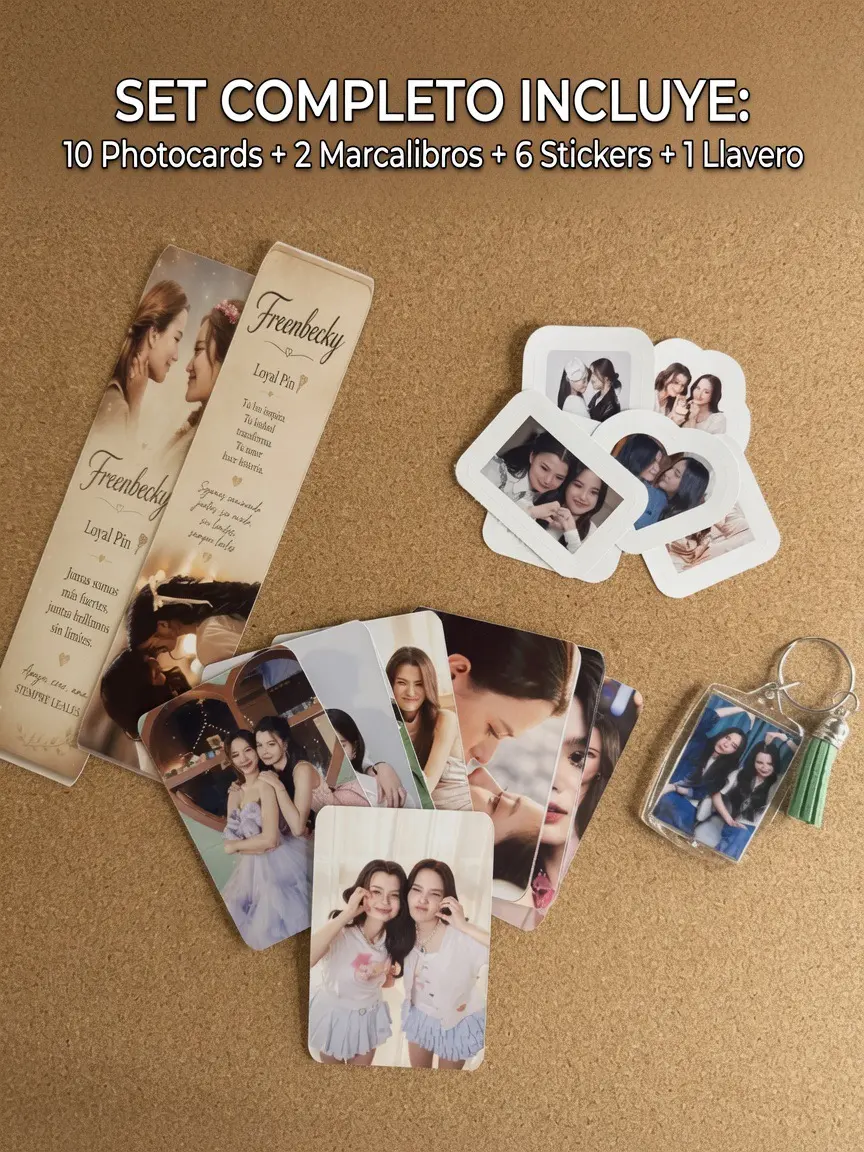 FreenBecky Arte GLBundle - Includes Photocards, Bookmarks, Stickers, and Keychain