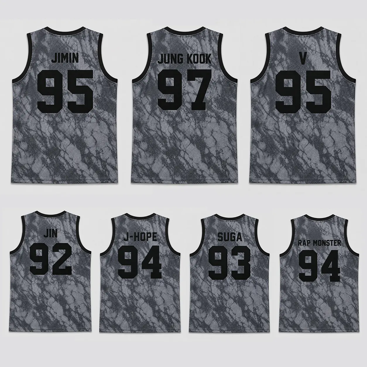 2026 Unisex KPOP Fans Jersey, Kpop Band Art Tank Top for Fan Concert Wear and Outdoor Sport, Bt21 Members