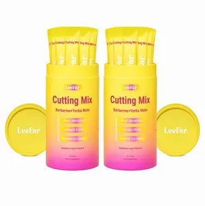 2 Piece LeeFar Cutting Drink Mix – | EM Strawberry Açaí Flavor – | (30 Servings)