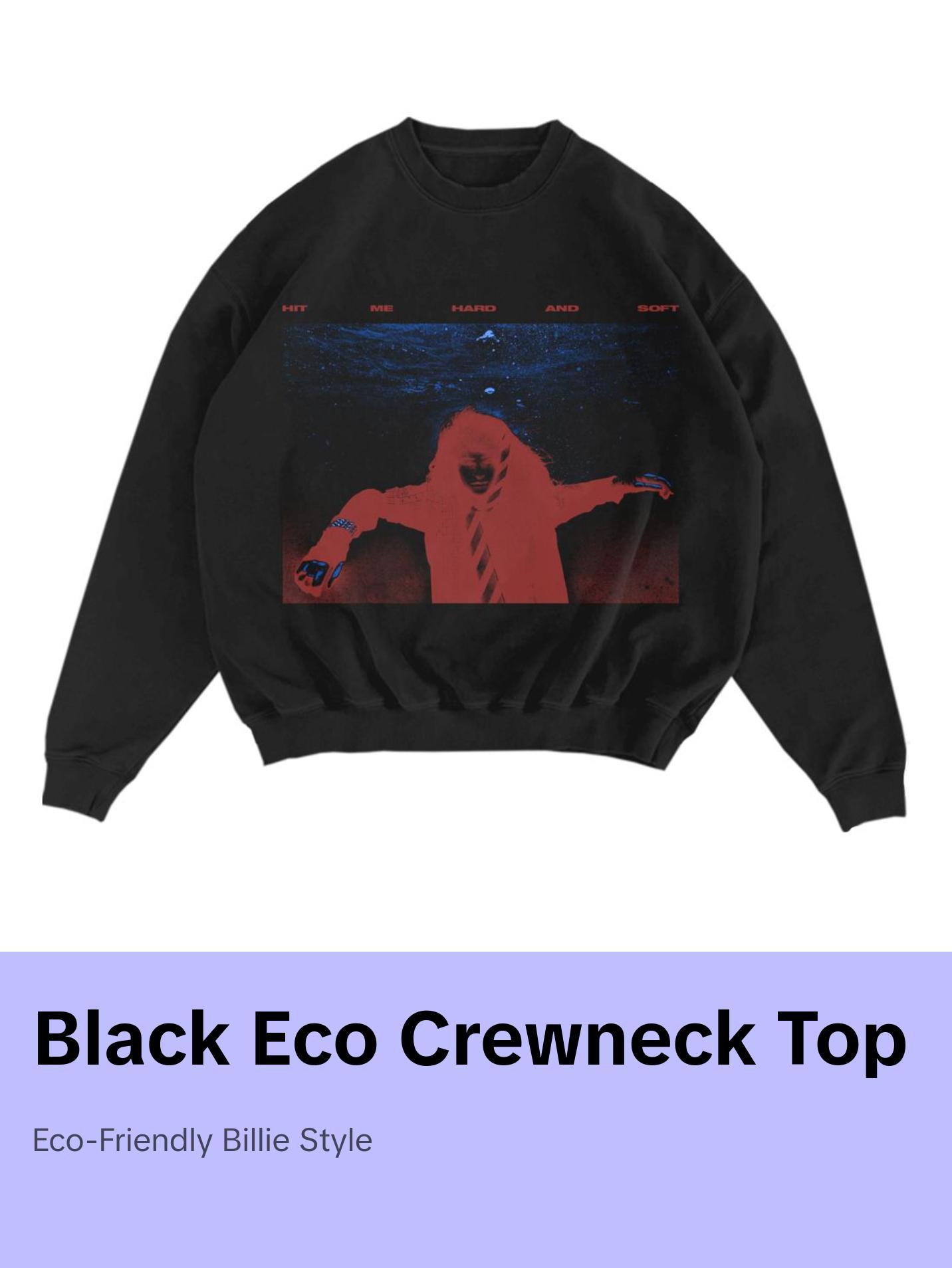 Sinking Black Crewneck Sweatshirt