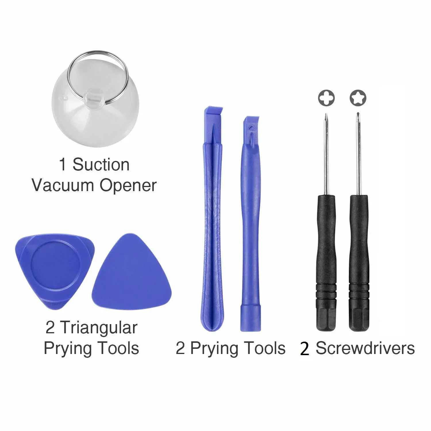 Touch Screen Digitizer Replacement Kit for Broken/Faulty iPad Models 2/3/4/5/6/7/8/Mini, Home Pre-Assem Tool Kit with Pre-Tested Precision Cut, Installation Adhesive Tape for Touch Repair (Black & White Lot)