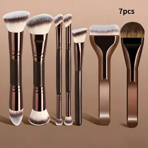 Double-Ended Makeup Brush Set, Multi-Functional Foundation Brush, Pillow Brush, Blush Powder Brush, Sponge, Makeup Brushes, Beauty Tools, Makeup Brushes Kit