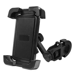 Motorcycle Electric Bike Phone Holder Shockproof Bracket for Delivery Riding Bicycle Navigation