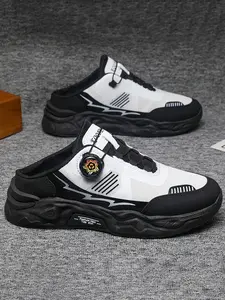 Women's Sporty Slip-On Sandals, Textile Upper PVC Sole Plain Design, All-Season Fashion Footwear, Less Than Ankle Height Comfortable Shoes, Slip On Slides, Sliders Shoes